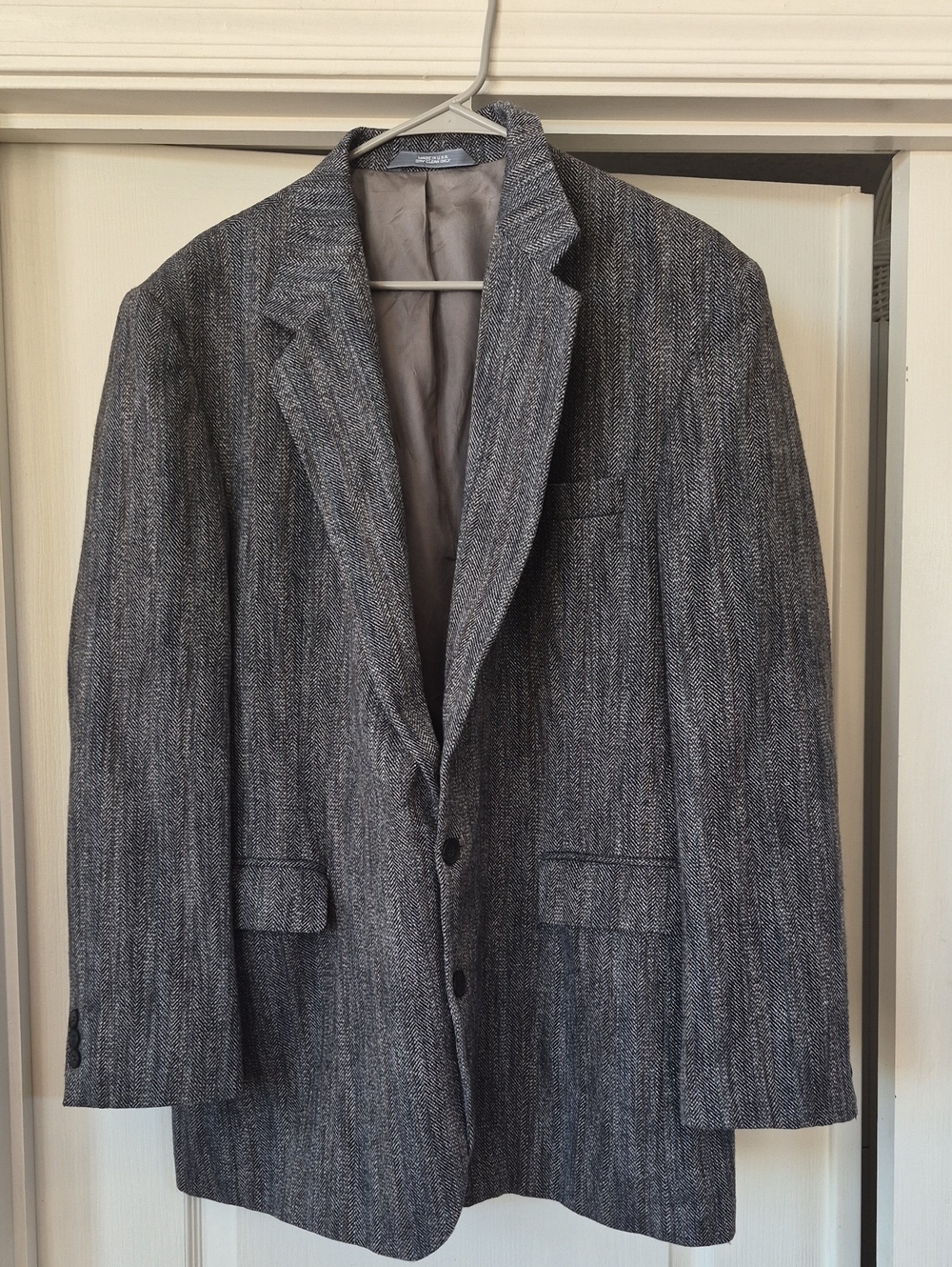 Hagger Imperial Vintage Multi Color Wool Two Button Blazer Sz 46L